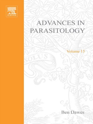 cover image of Advances in Parasitology